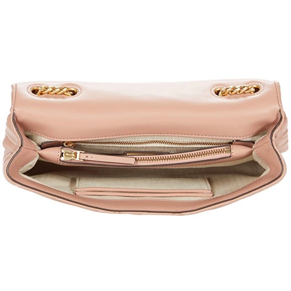 Tory Burch Kira Chevron Crossbody Bag - Pink Moon - Picture 3 of 5